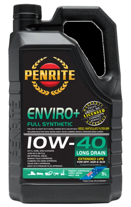 Olej silnikowy Penrite Enviro + 10W40 Full Synthetic 5L