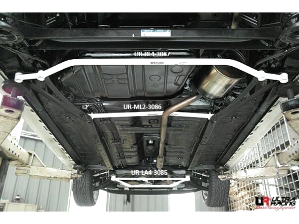 Rozpórka tylna dolna (Rear Lower Bar) (3087) Ultra Racing Perodua Axia (B200) 1.0 14+/Bezza 1.0 16+ 2WD