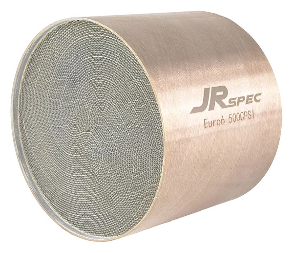 Wkład Katalizatora Benzyna / LPG Sportowy JRspec Długość 100mm Euro 6 500 CPSI Średnica 120mm