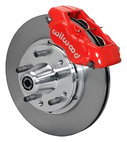 Wilwood 140-11018 Zestaw Hamulców Przednich Forged Dynalite Pro Series Czerwony 11.00 Ford Mustang 1984-1993