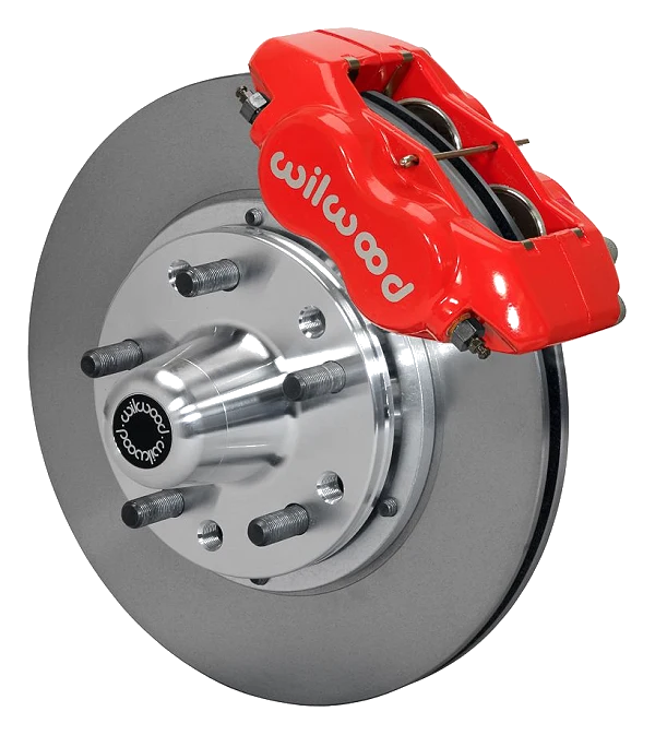 Wilwood 140-11018 Zestaw Hamulców Przednich Forged Dynalite Pro Series Czerwony 11.00 Ford Mustang 1984-1993