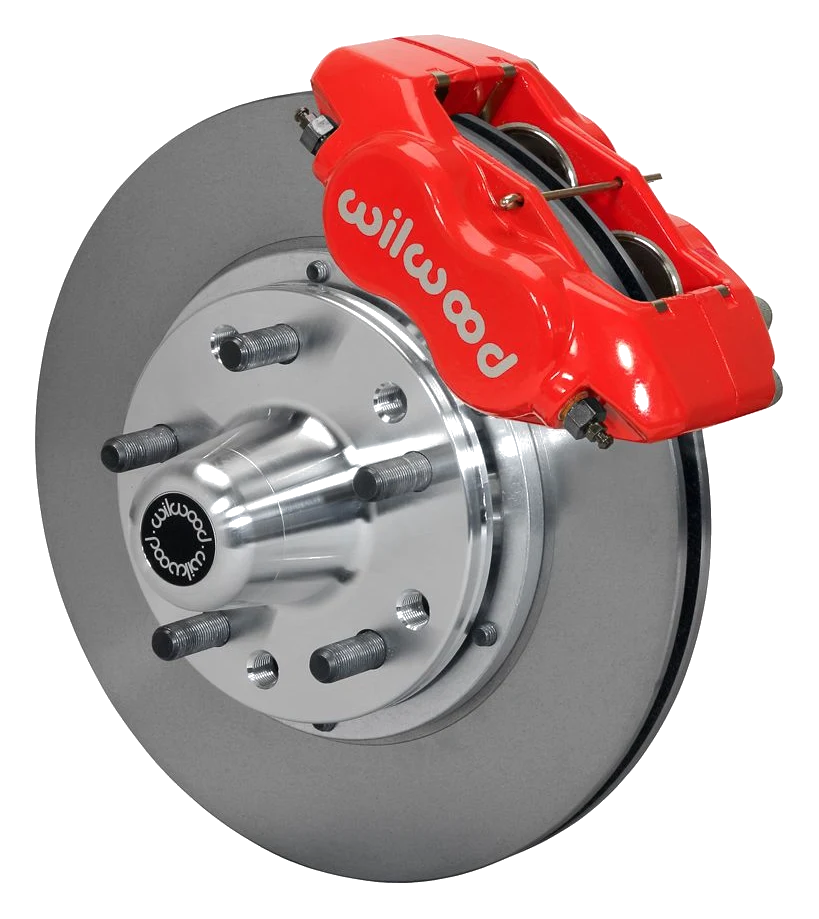 Wilwood 140-11018 Zestaw Hamulców Przednich Forged Dynalite Pro Series Czerwony 11.00 Ford Mustang 1984-1993