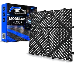 Podłoga modułowa panelowa FMIC.Pro do garażu warsztatu 40x40cm 20mm Czarny