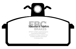 DP410/4 Klocki hamulcowe ULTIMAX2 EBC Brakes IVECO Massif SANTANA PS1 - DP410/4