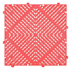 Podłoga modułowa panelowa FMIC.Pro do garażu warsztatu 40x40cm 20mm Czerwony