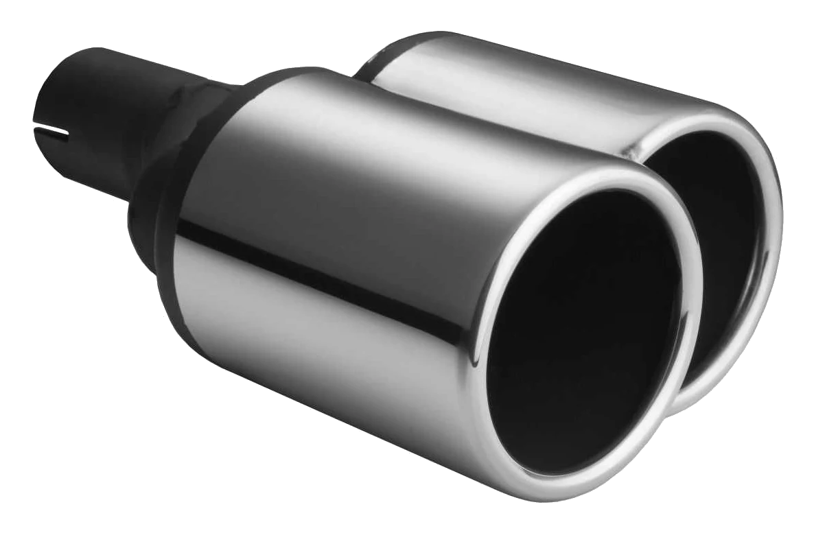 Uniwersalna końcówka tłumika okrągła długość 200/180mm średnica montażowa 50mm - N2-43P*/50