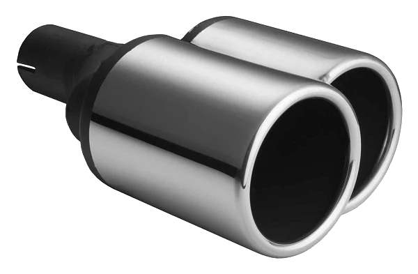 Uniwersalna końcówka tłumika okrągła długość 200/180mm średnica montażowa 50mm - N2-43P*/50