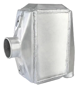 Intercooler wodny JRspec 270x160x120mm Boczny/ Górny Wlot / Wylot