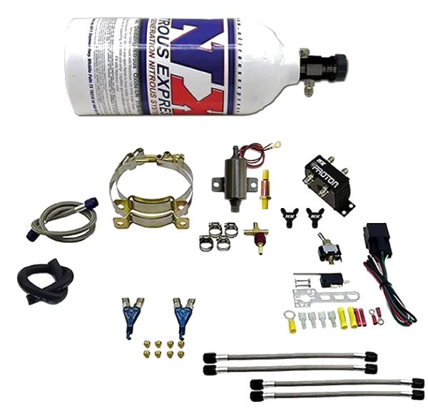 Two Cylinder Proton System with 2.5Lb Bottle Nitrous Express NX 61026-2.5P - USA-NX-61026-2.5P
