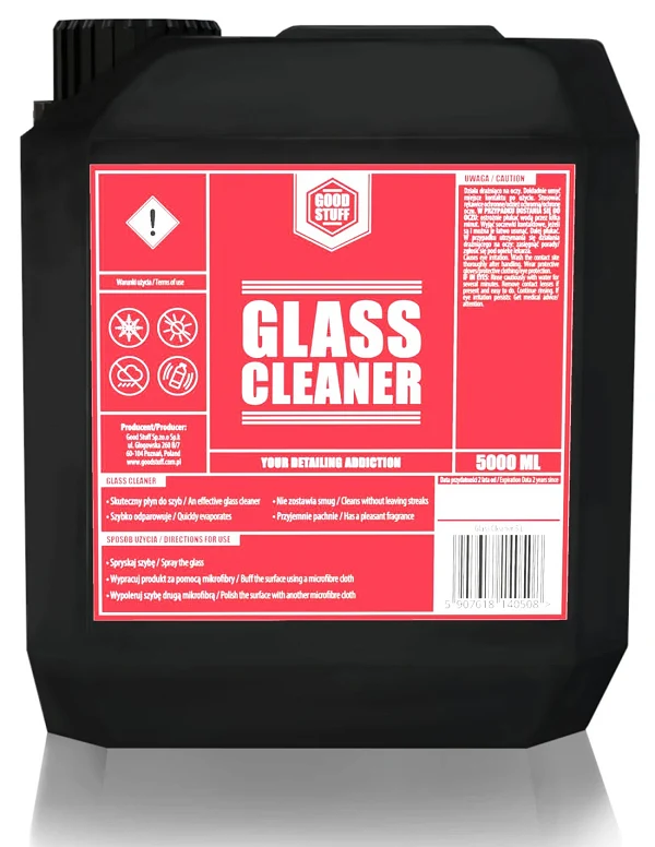 GOOD STUFF Glass Cleaner bez smug amoniaku i alkoholu 5l 5000ml