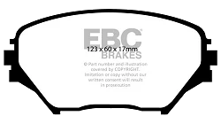 DP61402 Klocki hamulcowe GREENSTUFF EBC Brakes Toyota Rav 4 XA20 Toyota RAV 4