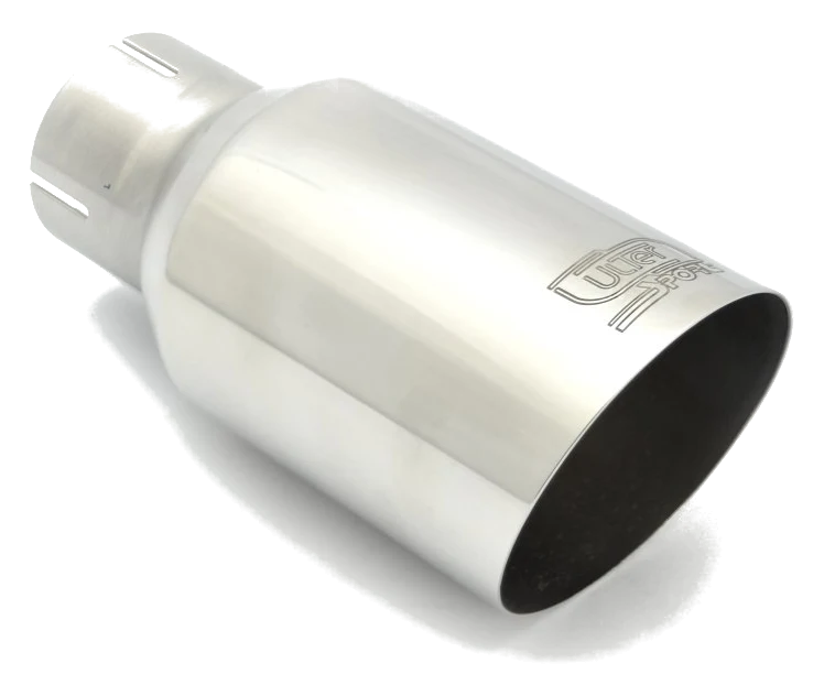 Uniwersalna końcówka tłumika okrągła 90mm długość 120mm średnica montażowa 55mm - N1-90-1*/55