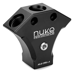 Nuke Performance X-Block Adapter Fitting AN-8 ORB (4x)