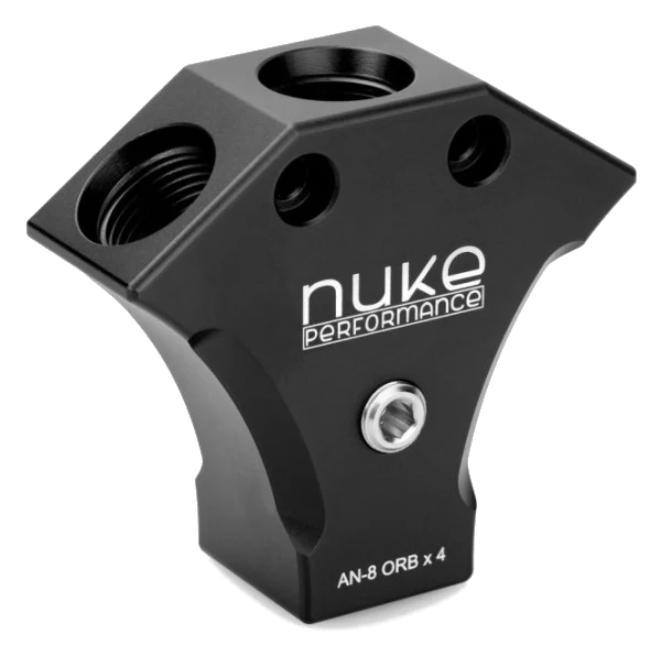 Nuke Performance X-Block Adapter Fitting AN-8 ORB (4x)