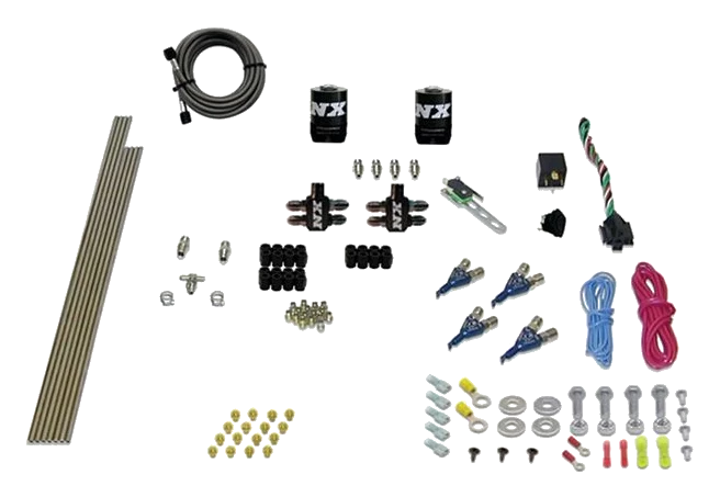 4-Cyl Direct Port Nitrous System EFI Gasoline (100-150-250Hp) without Bottle Nitrous Express NX 80004EFI-00