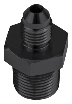 AN10 3/4 NPT Nypel adapter męsko-męski Czarny