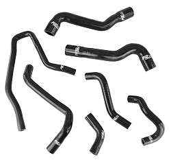 Zestaw Przewodów Silikonowych do Układu Chłodzenia FMIC.EU BMW E90 318i 320i N46 2004-2013 - Czarny