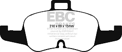 DP52256NDX Klocki hamulcowe BLUESTUFF NDX EBC Brakes Audi TT 8S TT quattro 8S TTS quattro 8S