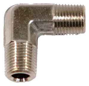 1/8 NPT x 1/8 NPT 90" Male Union Connector Nitrous Express NX 16128