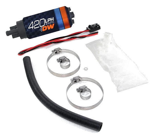 Pompa paliwa z zestawem montażowym DeatschWerks DW420 420 lph Nissan 300ZX Z32 90-96 Nissan Skyline R32/R33/R34 GTR 89-05