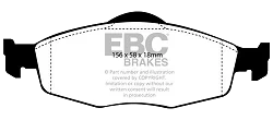 DP950 Klocki hamulcowe ULTIMAX2 EBC Brakes Ford Cougar Mondeo Saloon Mk1 Mondeo Estate Mk1 Mondeo Hatchback Mk1 Mondeo Saloon Mk2 Mondeo Estate Mk2 Mondeo Hatchback Mk2