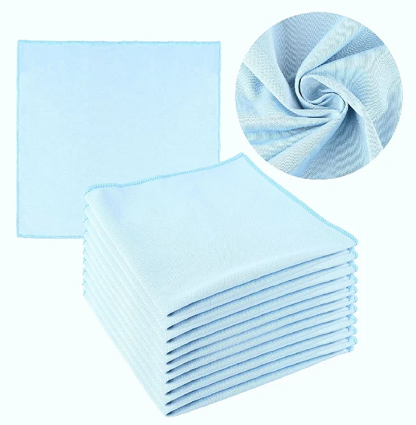 10x Ścierka ściereczka z mikrofibry do szyb luster i lusterek 40x40 cm 300g/m2