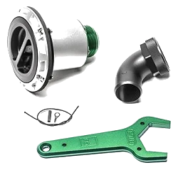 Remote Mount Vented Standard Filler 1.5in Elbow Radium Engineering