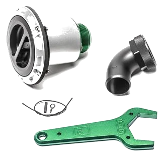 Remote Mount Vented Standard Filler 1.5in Elbow Radium Engineering