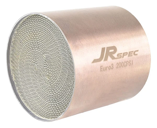 Wkład Katalizatora Benzyna / LPG Sportowy JRspec Długość 100mm Euro 3 200 CPSI Średnica 100mm
