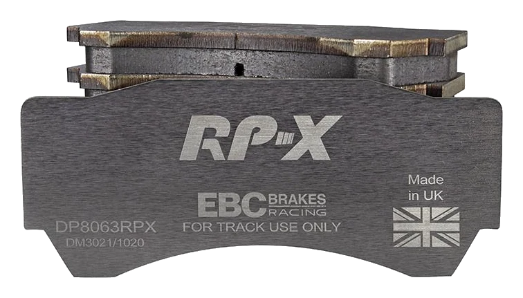 DP8063RPX Sportowe klocki hamulcowe RP-X Racing EBC Brakes Mitsubishi Lancer Evo 8 FQ-400 Lancer Evo 9 FQ-360 Mitsubishi Lancer Evo 8 Lancer Evo 9