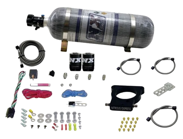 3-Bolt Nitrous Plate System with 12Lb Carbon Bottle for GM LS Nitrous Express NX 20935-12