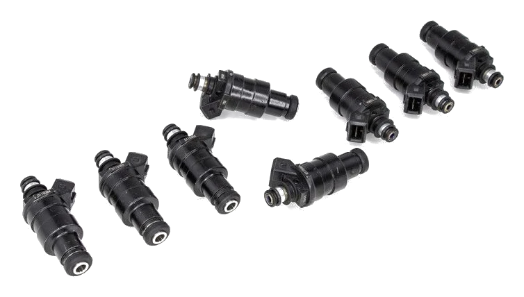 Zestaw wtryskiwaczy DeatschWerks uniwersalne nisko ohmowe 11mm 8szt 550cc/min