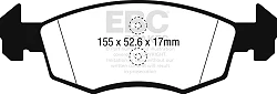 DPX2241 Klocki hamulcowe ULTIMAX2 EBC Brakes Opel Corsa E VAUXHALL Corsa E VAUXHALL COMMERCIAL Corsa Van