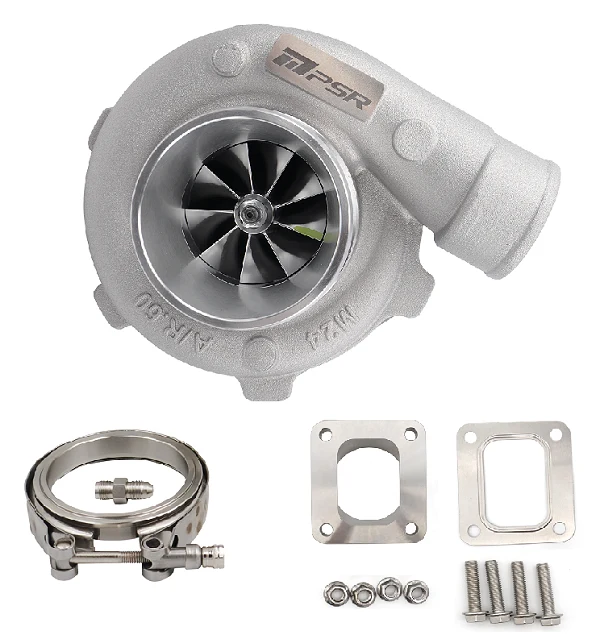 Turbosprężarka Pulsar PSR 3076 Gen2 750HP Compact 1.03 Stal Nierdzewna T4 Wlot 3" V-Band Wylot Łożyska kulkowe