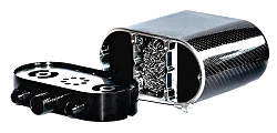 RTMG Performance Carbon Fiber Oil Catch Can Kit for 1.8/2.0 TSI Large Black