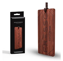 FRESSO Gift Box Signature Man CHRISTMAS EDITION zestaw prezentowy drewniana zawieszka i perfumy samochodowe 50ml
