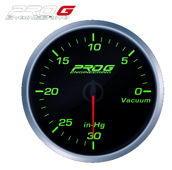 Wskaźnik Pro G Race Series RS, Podciśnienia GREEN 52mm