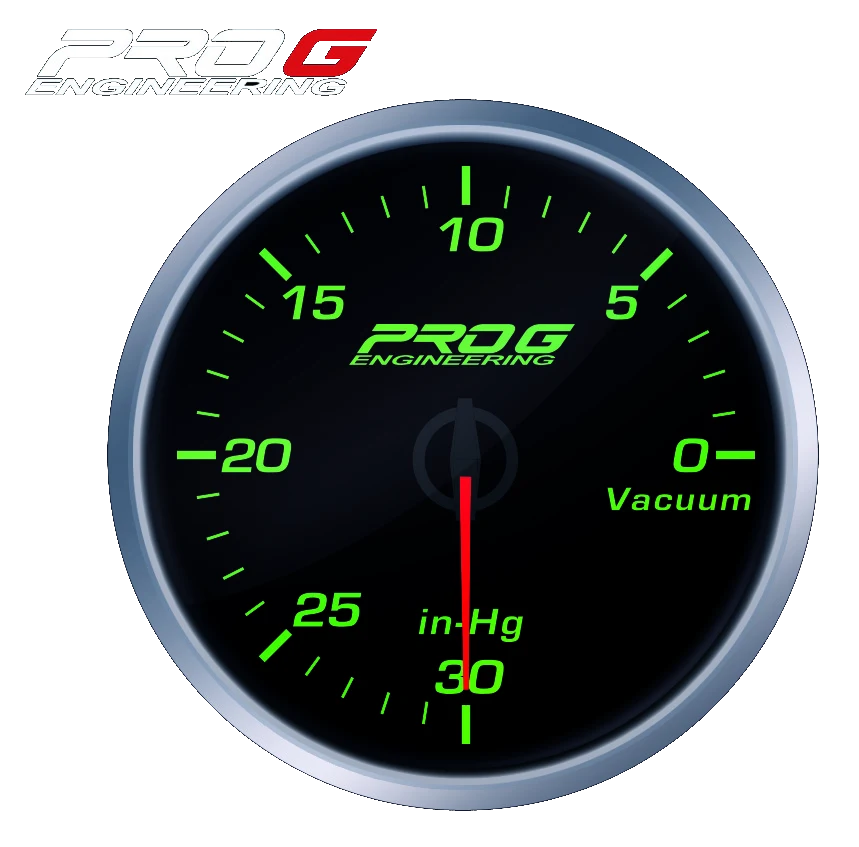 Wskaźnik Pro G Race Series RS, Podciśnienia GREEN 52mm