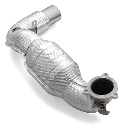 Downpipe RM Motors do Mercedes Amg A35 GPF W177 z Tłumikiem i Osłoną Termiczną