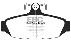 DP1172 Klocki hamulcowe ULTIMAX2 EBC Brakes Ford Mustang 3rd Generation