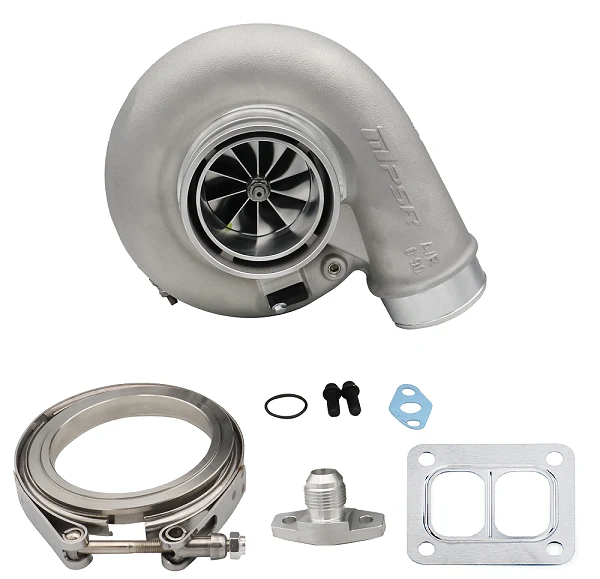 Turbosprężarka Pulsar PSR 7375G Compact 1200KM 1.28 T4 Twin Scroll Wlot 4" Vband Wylot Łożyska kulkowe