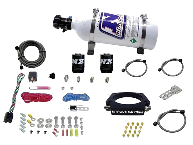 LS 102mm Plate System with 5Lb Bottle for GM Vehicles Nitrous Express NX 20933-05