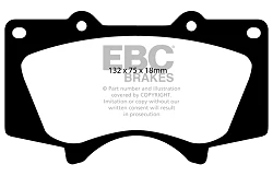 DP51657NDX Klocki hamulcowe BLUESTUFF NDX EBC Brakes Lexus GX460 GX470 Mitsubishi Pajero Shogun Toyota FJ Cruiser Fortuner AN50/60 Fortuner AN150/160 Landcruiser TRJ150 Landcruiser TRJ155 La