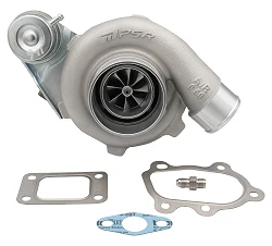 Turbosprężarka Pulsar PSR 2860 Gen2 475HP .86 T25 Wlot 5-Bolt Wylot IWG Stamping Aktuator 14PSI Łożyska kulkowe