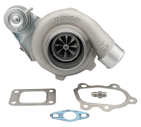 Turbosprężarka Pulsar PSR 2867 Gen2 550HP .86 T25 5-Bolt Wylot IWG Stamping Aktuator 11.6PSI Łożyska kulkowe