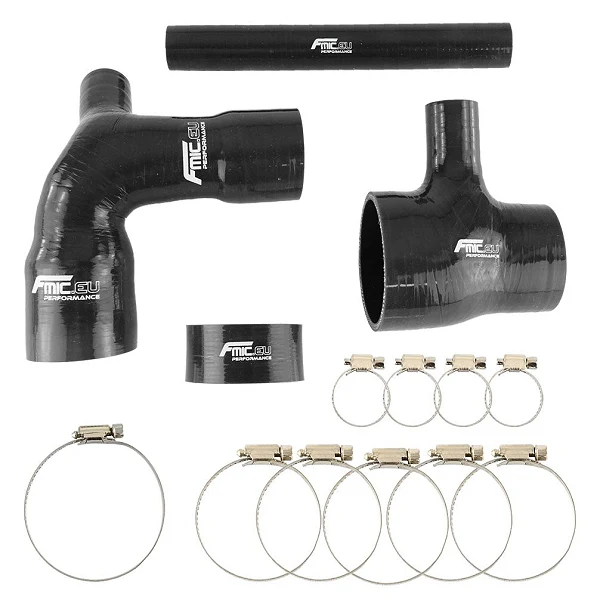 Zestaw Przewodów Silikonowych Turbo FMIC.EU VW GTI MK5 MK6 2.0T K04 2008-2014 - Czarny