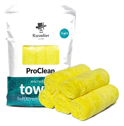 KAVALIER ProClean Microfiber Towel - SoftExtreme Plush Perfection 5pack