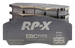 DP8002RPX Sportowe klocki hamulcowe RP-X Racing EBC Brakes AC Cobra Cobra CRS Cobra Superblower Aston Martin DB7 Virage Virage Volante V8 Coupe V8 Vantage V8 Vantage Le Mans V8 Volante Jagua