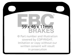 DP217 Klocki hamulcowe ULTIMAX2 EBC Brakes Saab 99