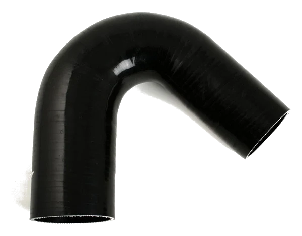 Wąż silikonowy czarny 135 stopni 3 - 3,5" (76-89mm)